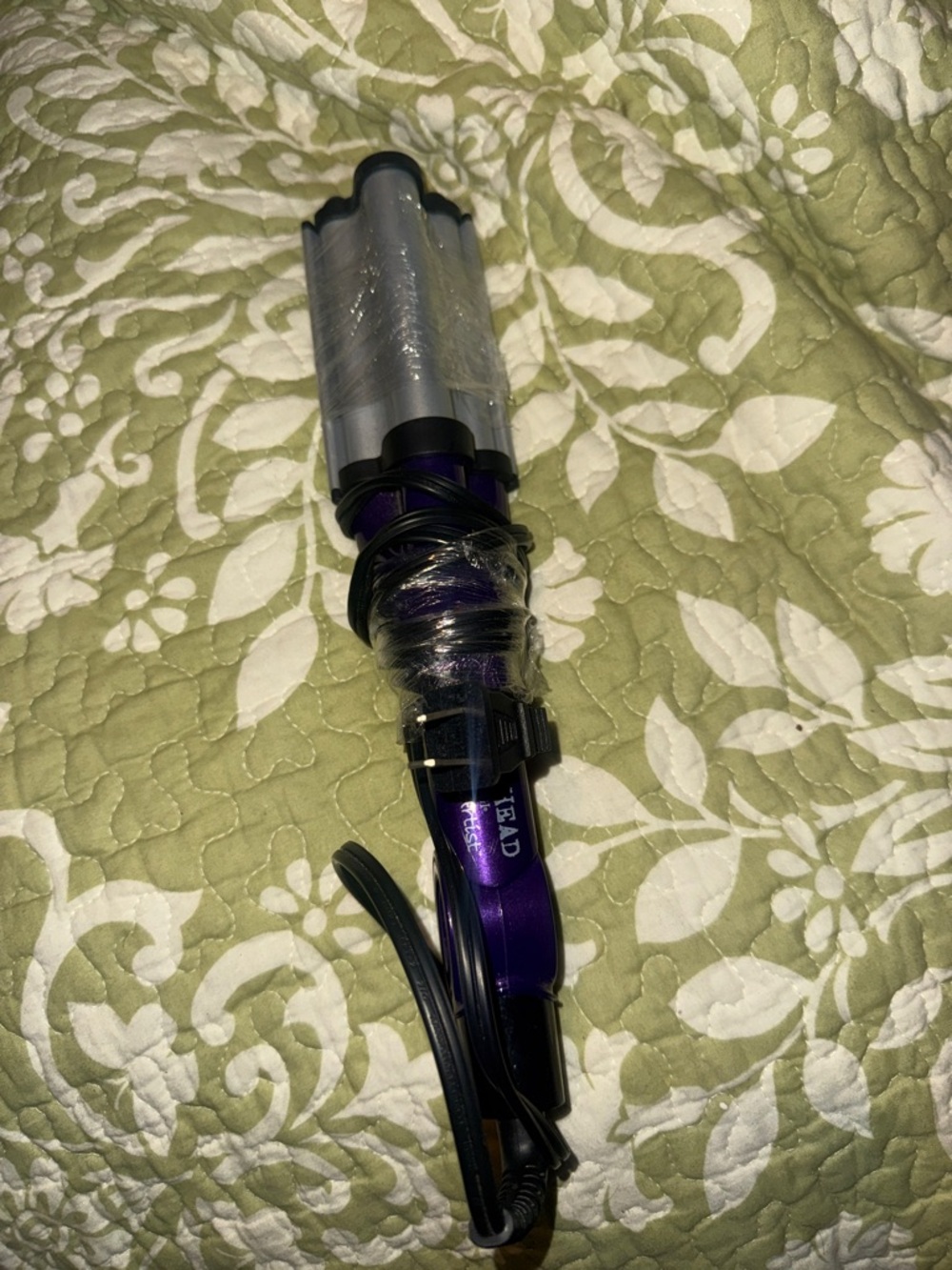 BedHead Purple Triple Barrel Curling Iron